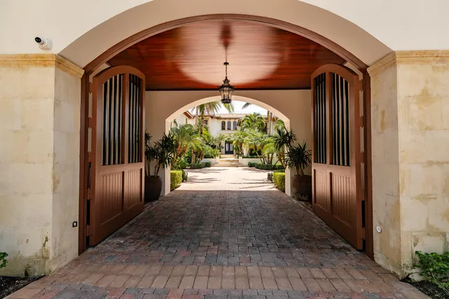 a living room with furniture and decor