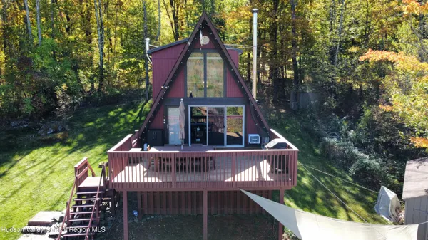 front view of a house with a small yard