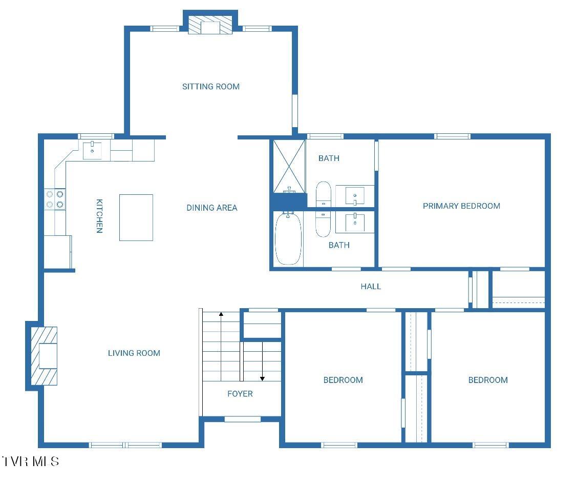 957 Mitchell Road Kingsport, TN 37663 - Photo 37 of 38 Floor Plan Level 2