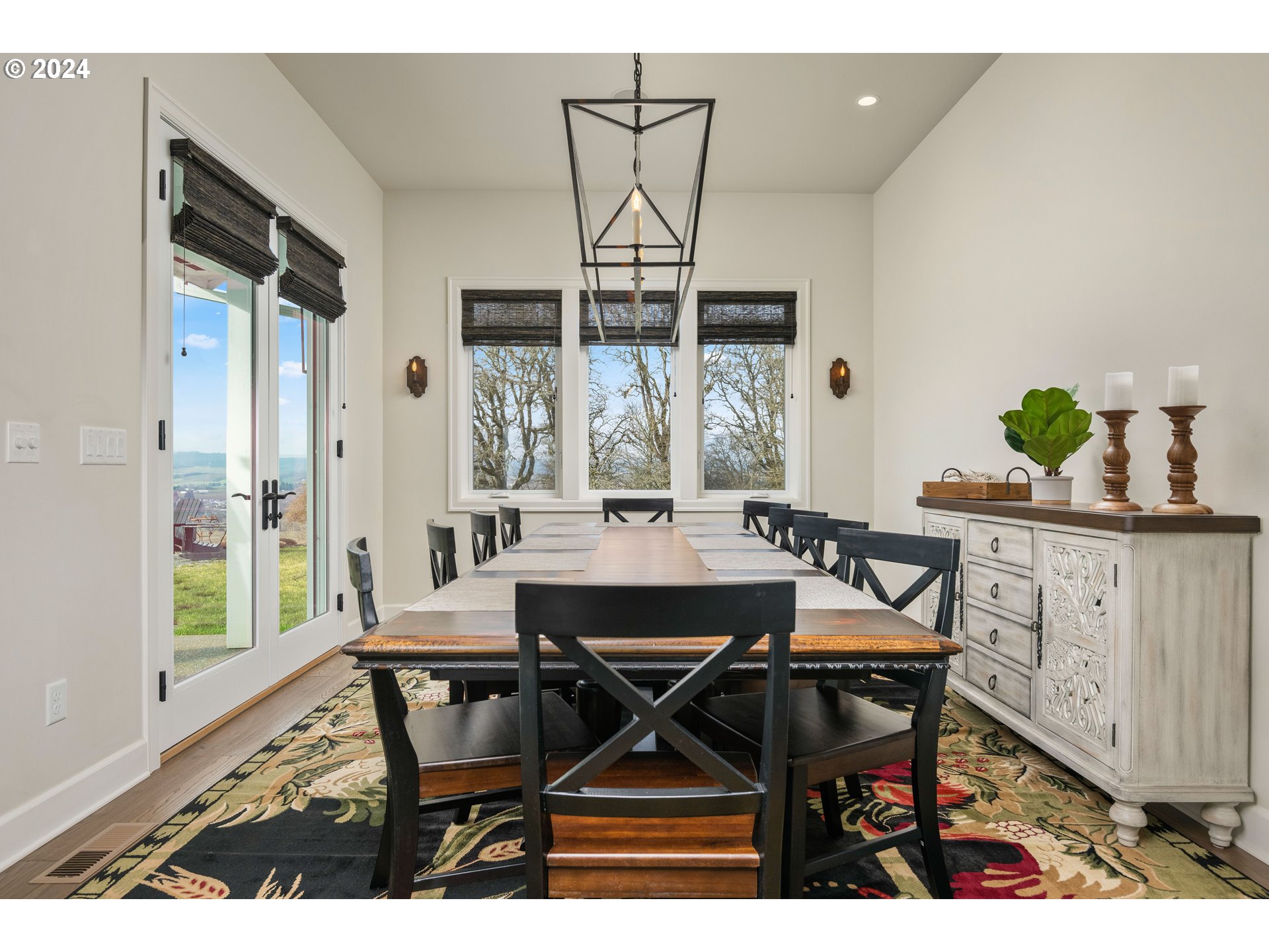 15680 Northeast Yamhill Road Yamhill, OR 97148 - Photo 11 of 47 a view of a dining room with furniture and window