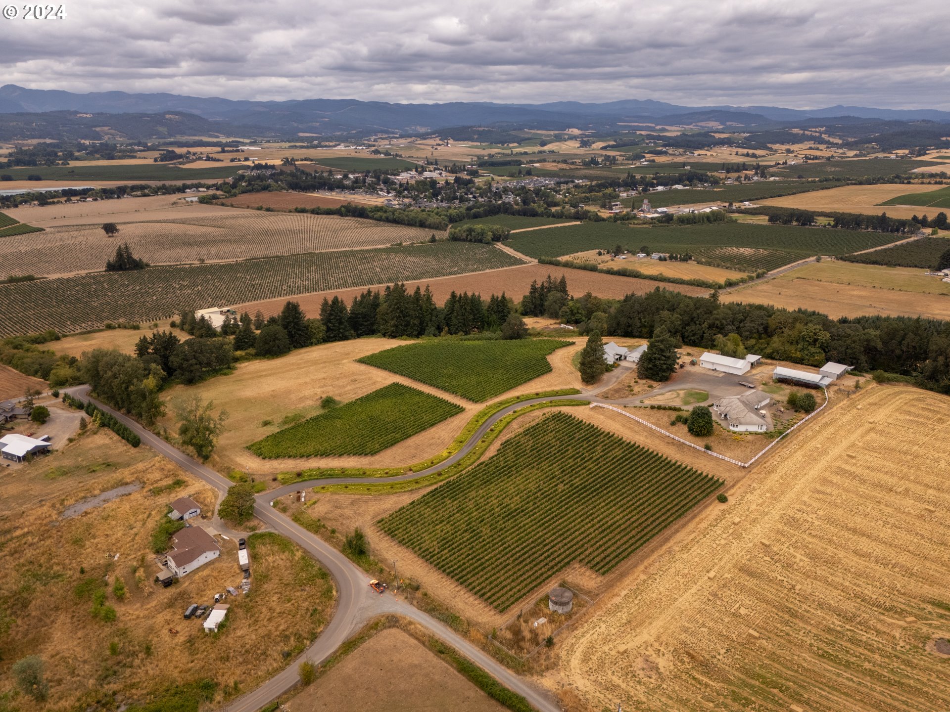 15680 Northeast Yamhill Road Yamhill, OR 97148 - Photo 42 of 47 an aerial view of a house with outdoor space