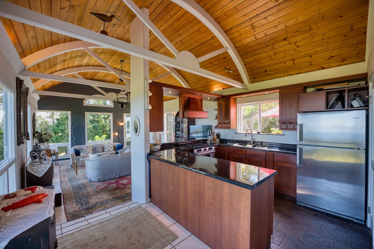 35-1655 Maulua Nui Road Papaaloa, HI 96780 - Photo 11 of 30 a kitchen with granite countertop lots of counter top space