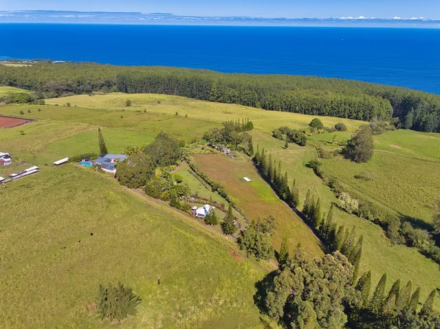 a view of an ocean and beach