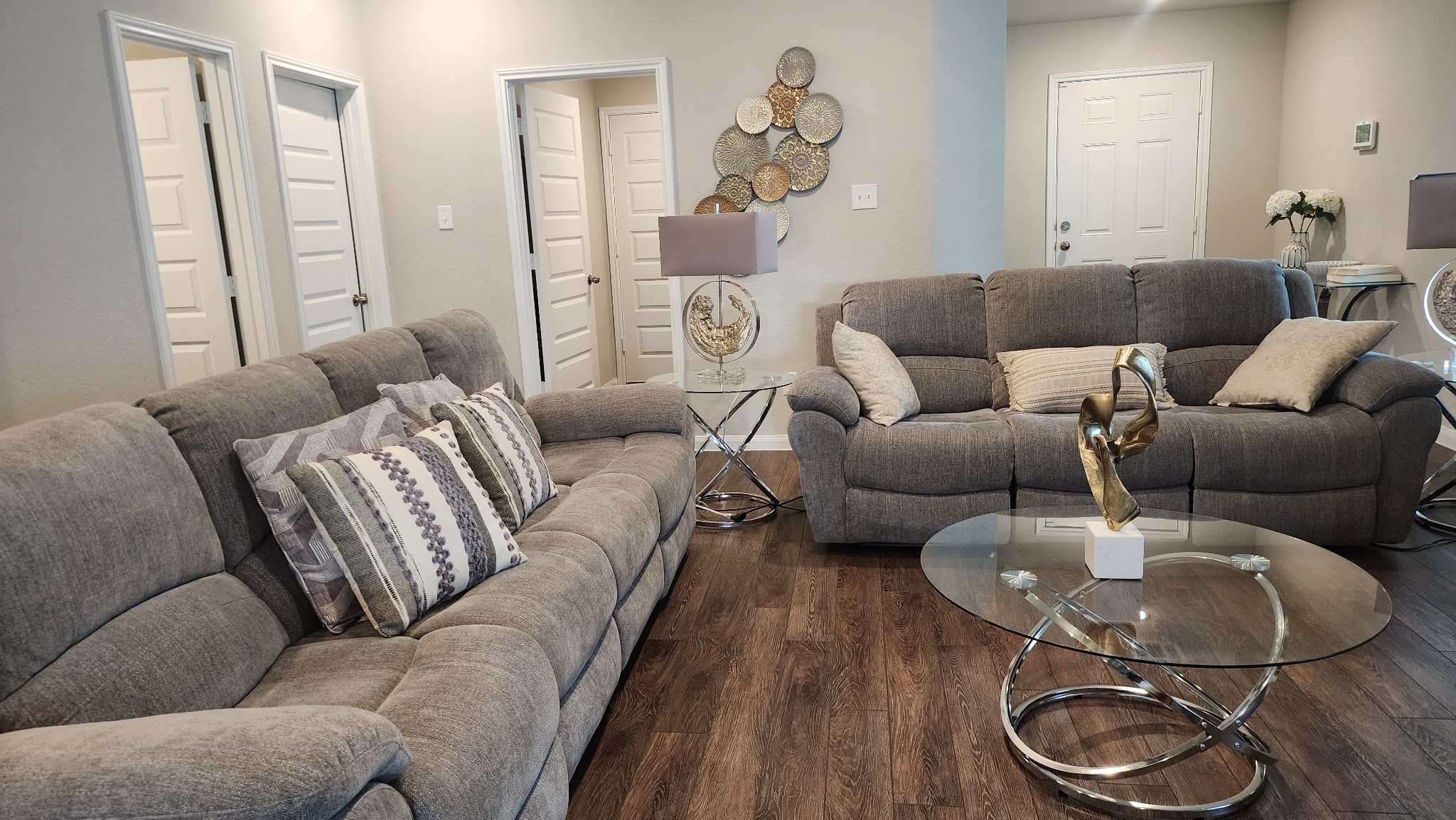 13846 Diamondback Drive Splendora, TX 77372 - Photo 3 of 9 a living room with furniture and a wooden floor