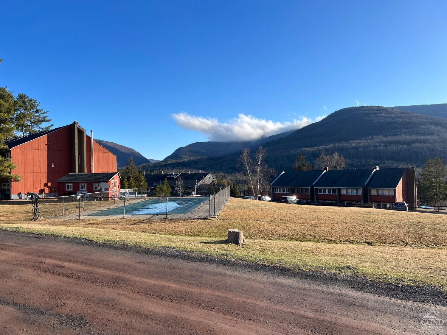 81 Scribner Hollow Road, Unit D 2 Hunter, NY 12442 - Photo 36 of 36 a view of a house with a yard