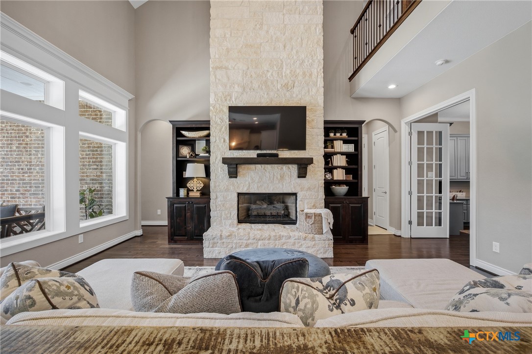 2427 Anderson Point Lane Spring, TX 77388 - Photo 10 of 46 2427 Anderson Point Ln, Spring, TX 77388 - Gas log fireplace is the centerpiece of the home