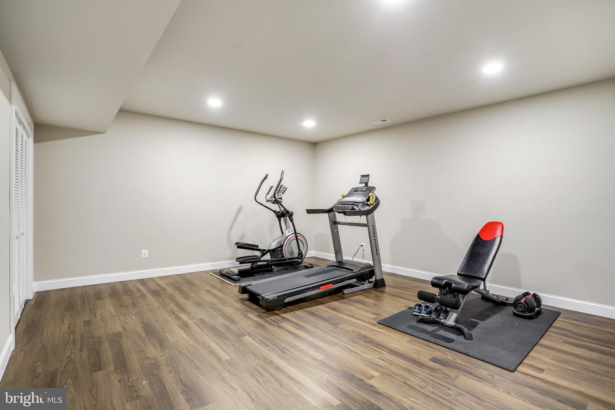 714 Kingsley Road Southwest Vienna, VA 22180 - Photo 55 of 62 Bonus Room Currently Being Used As Gym