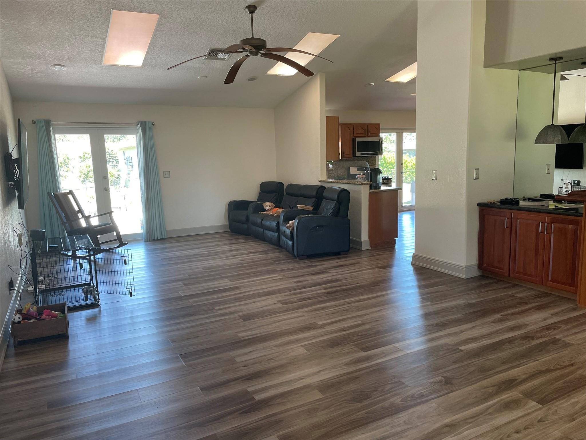 17001 Southwest 48th Street Southwest Ranches, FL 33331 - Photo 26 of 35 a living room with furniture and a wooden floor