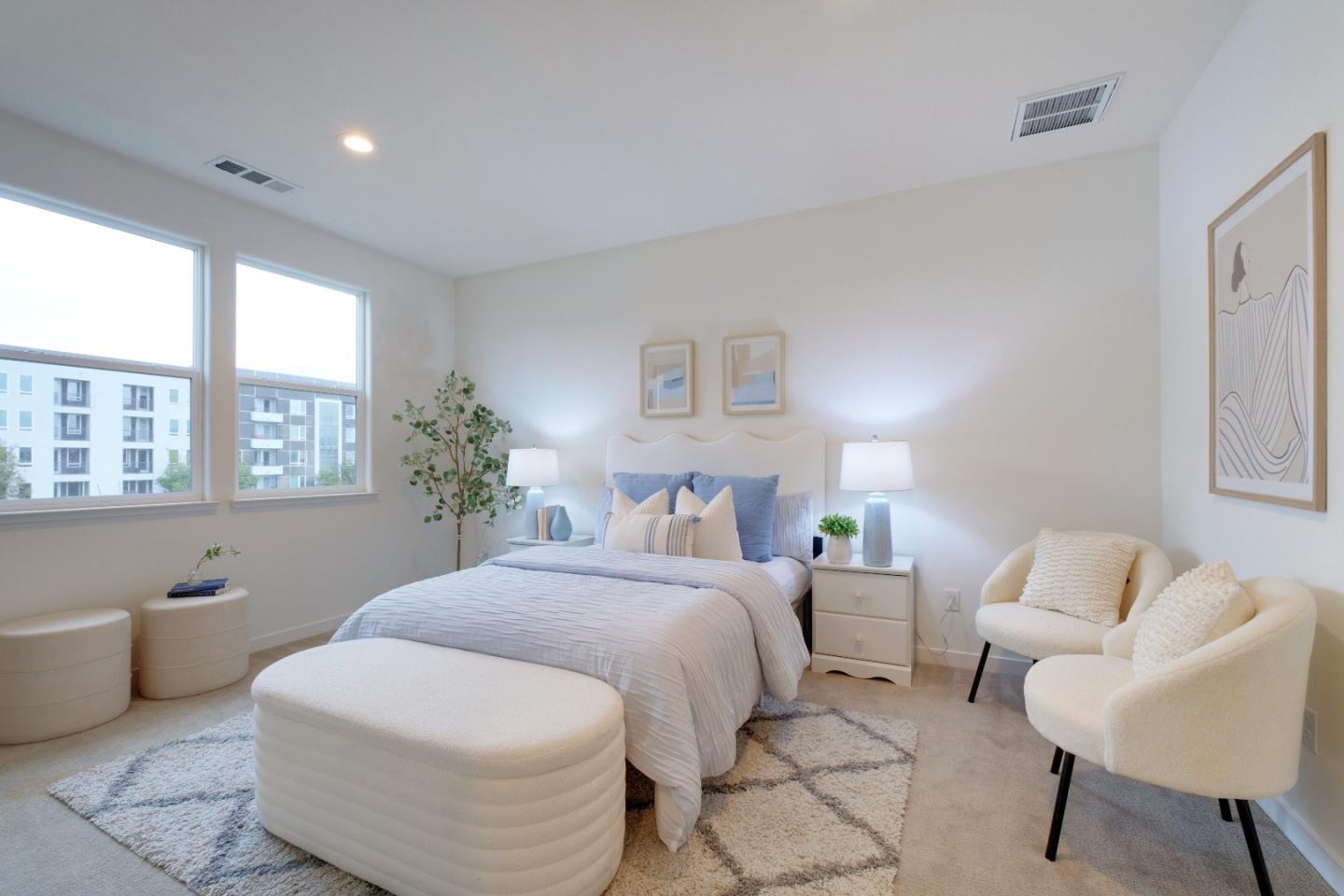 1888 Joshua Tree Circle Milpitas, CA 95035 - Photo 24 of 50 a bedroom with a bed and a chair