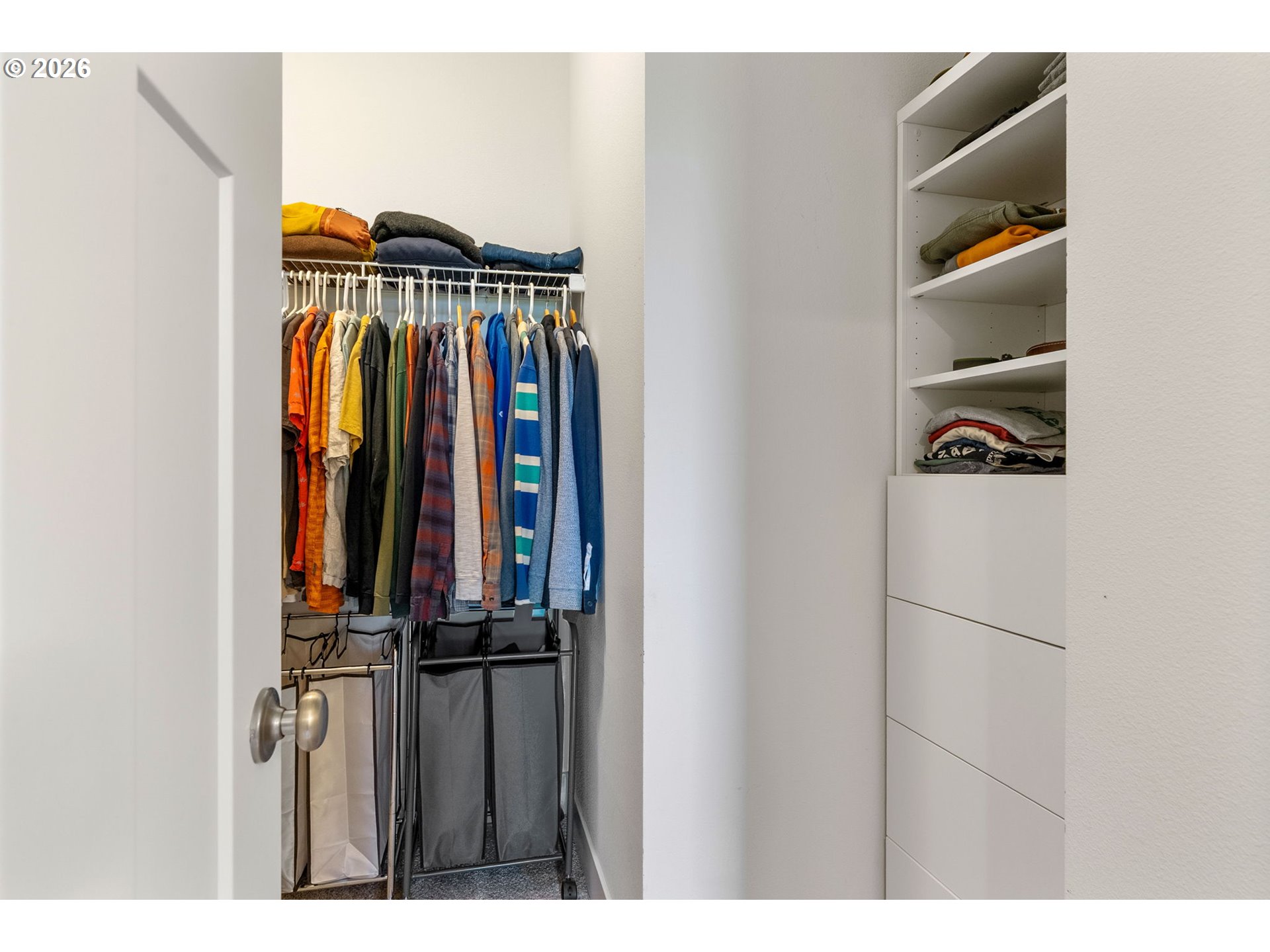 921 Goose Way Hood River, OR 97031 - Photo 26 of 44 a view of walk in closet with clothes and shoes