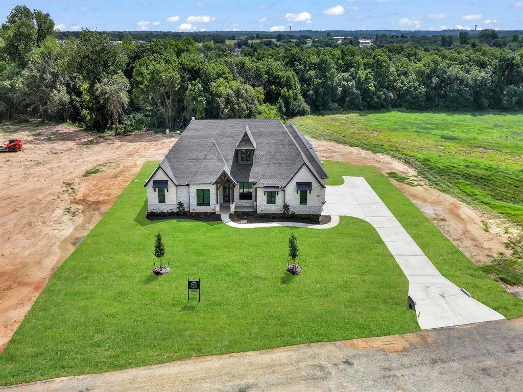 313 Wrangler Court Weatherford, TX 76088 - Photo 5 of 40 a aerial view of a house with a yard