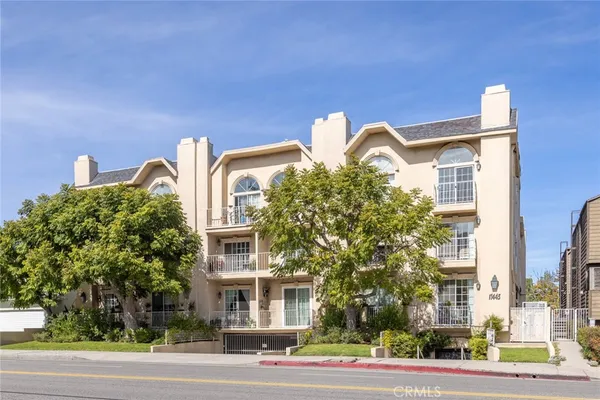 a front view of a building