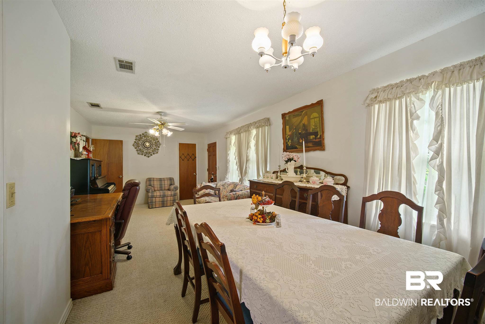 113 Perrys Chapel Road Gainestown, AL 36540 - Photo 23 of 47 Dining in Original House