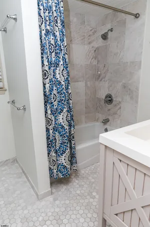 a house with a white door