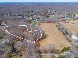 an aerial view of house with outdoor space