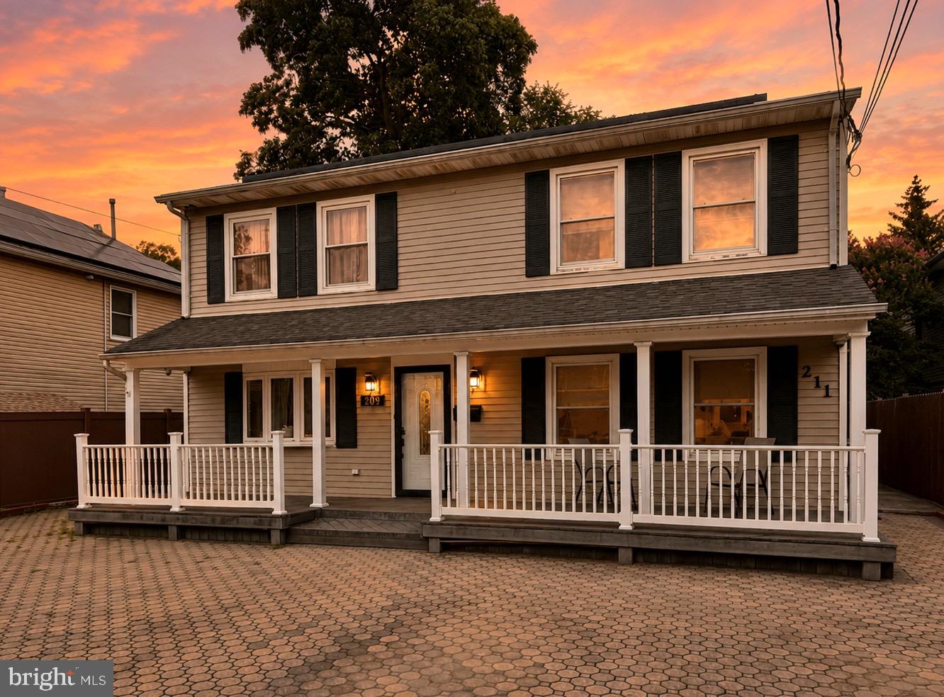 209 Main Street Keyport, NJ 07735 - Photo 2 of 4 Charming home at sunset glow.