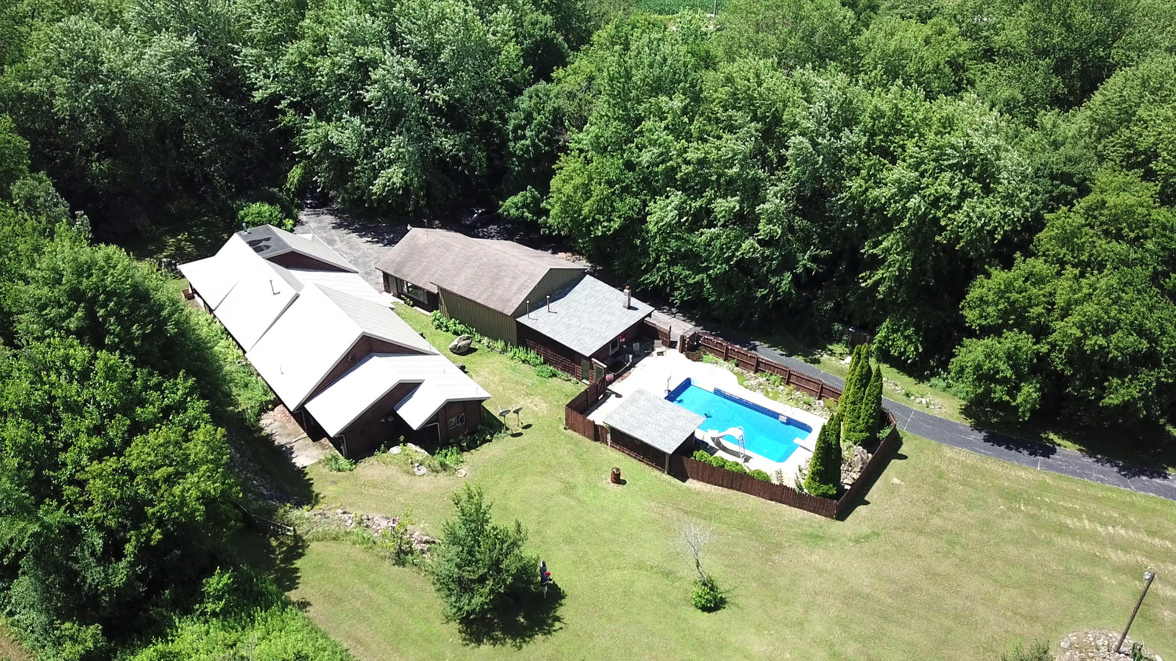 Aerial View of Home Site