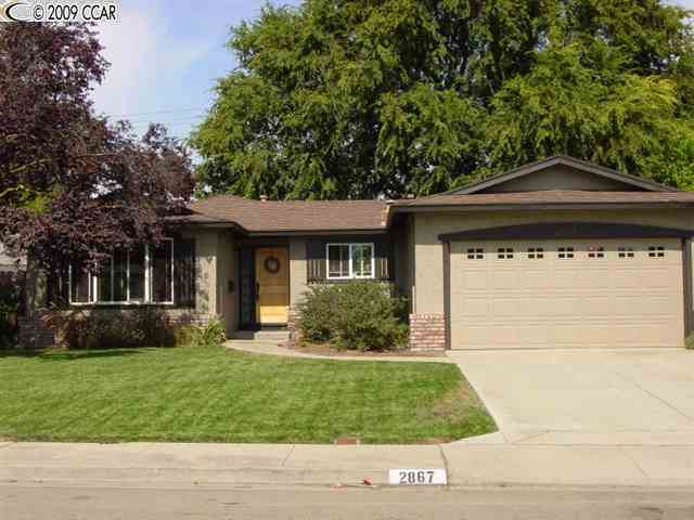 2867 Springdale Lane San Ramon, CA 94583 - Photo 1 of 1 a front view of a house with garden