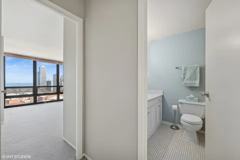 a bathroom with a toilet