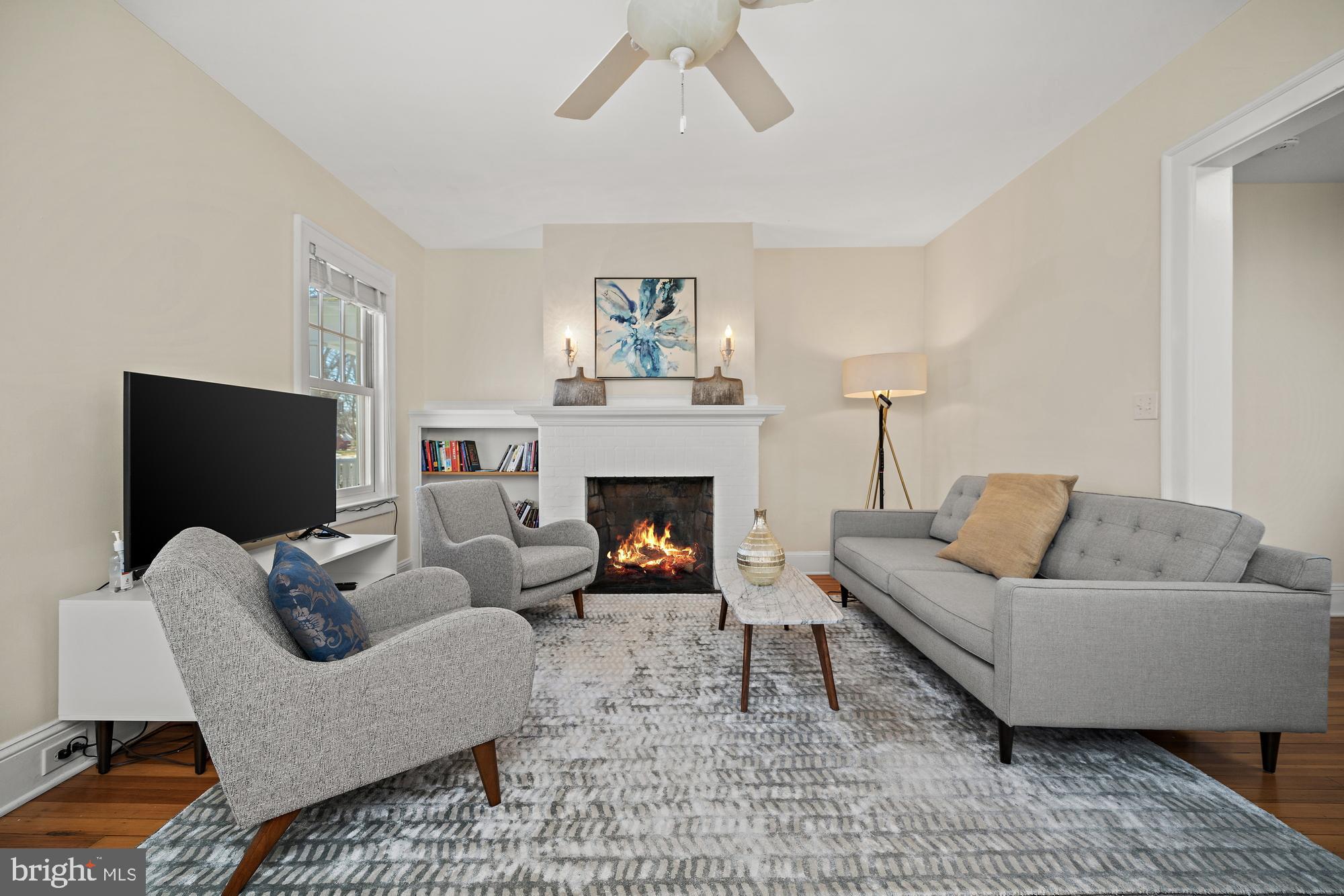 134 Jefferson Road Princeton, NJ 08540 - Photo 8 of 34 Ceiling fan in formal living room..