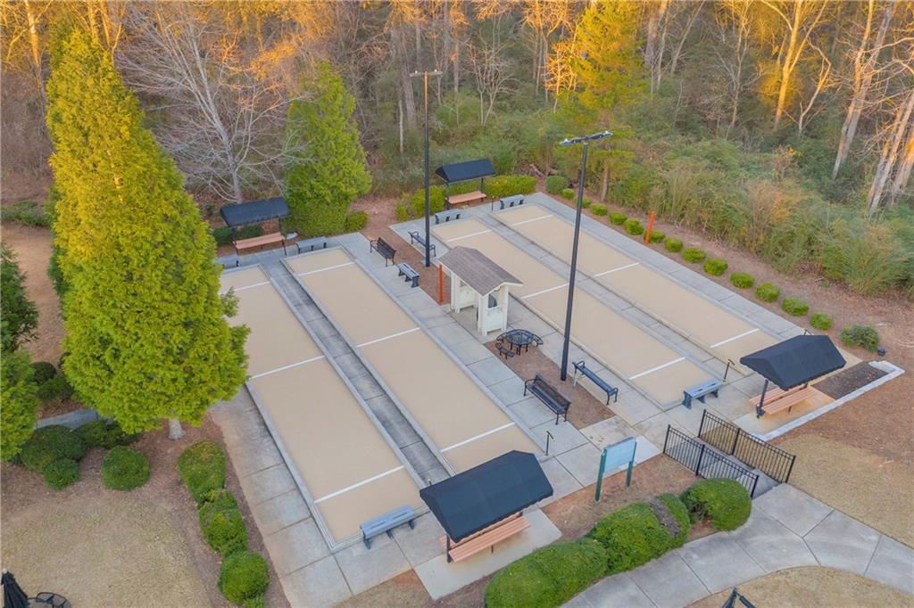 6116 Longleaf Drive Hoschton, GA 30548 - Photo 34 of 46 a view of a terrace with a yard