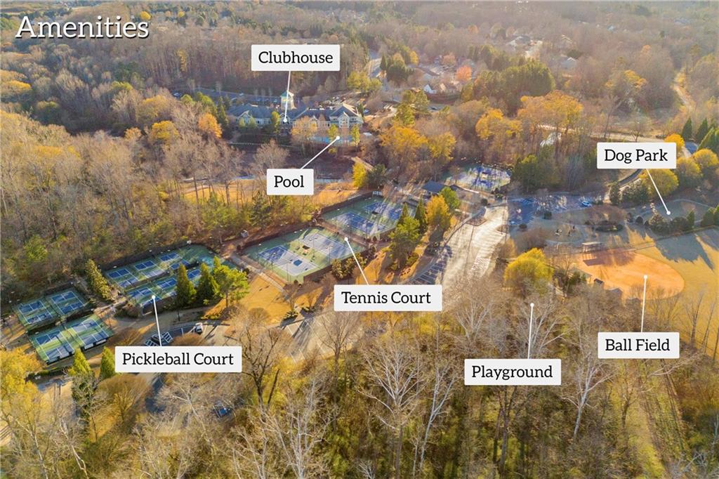6116 Longleaf Drive Hoschton, GA 30548 - Photo 44 of 46 a view of outdoor space with signage and flags