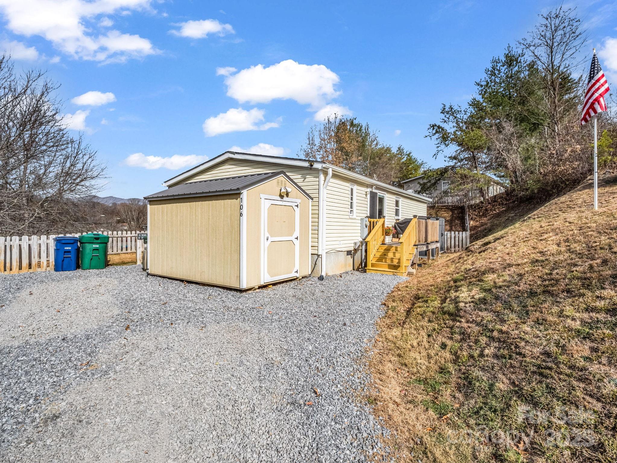 106 Hazy Day Swannanoa, NC 28778 - Photo 24 of 30 a view of a house with a snow