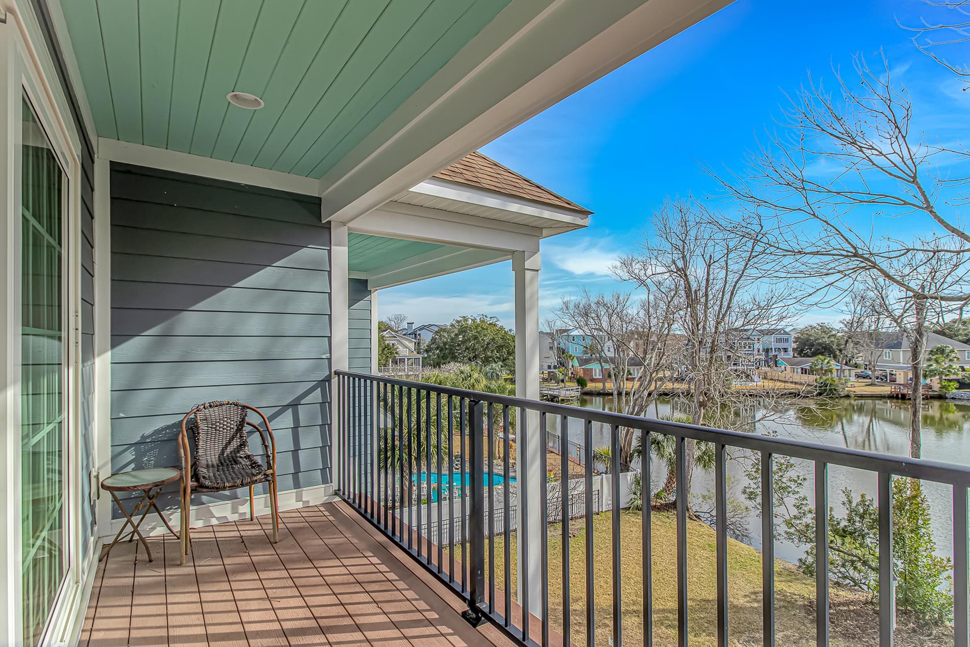309 North Myrtle Drive Surfside Beach, SC 29575 - Photo 22 of 40 Balcony with a residential view and a water view