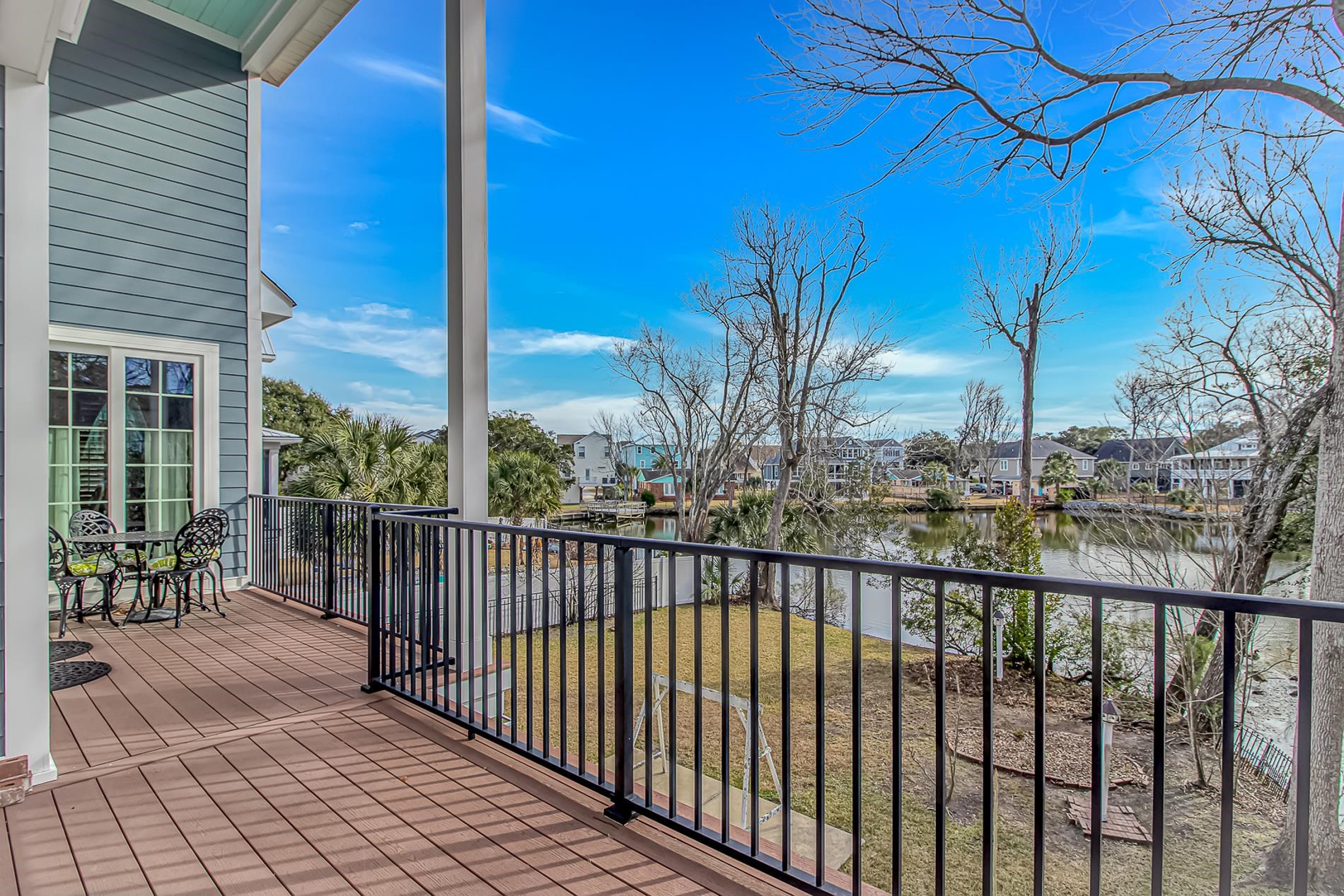 309 North Myrtle Drive Surfside Beach, SC 29575 - Photo 24 of 40 Balcony with a residential view and a water view