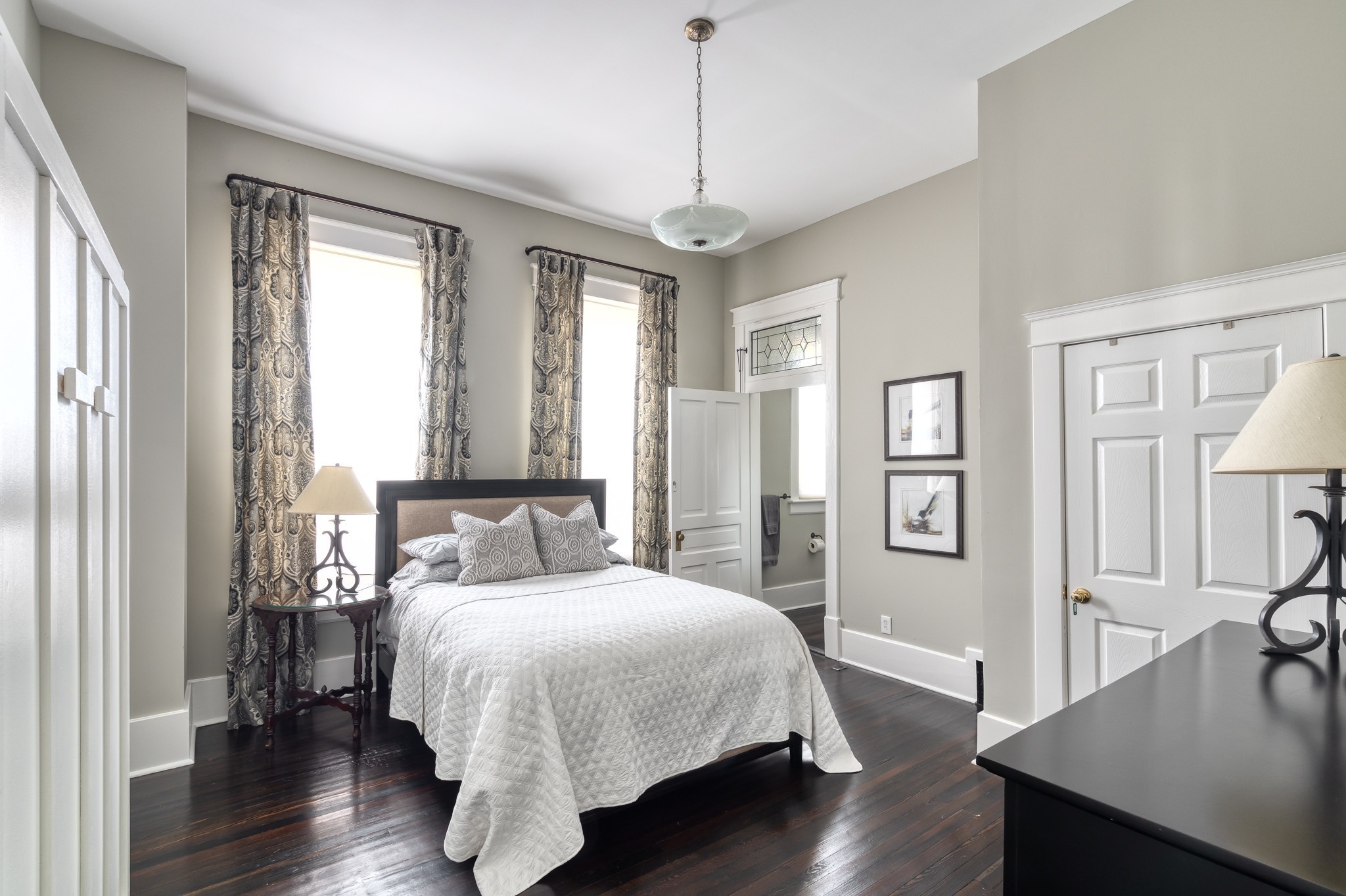 1025 Villa Place Nashville, TN 37212 - Photo 10 of 37 a bed room with a bed and a window