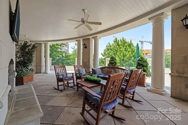 a bird view of building