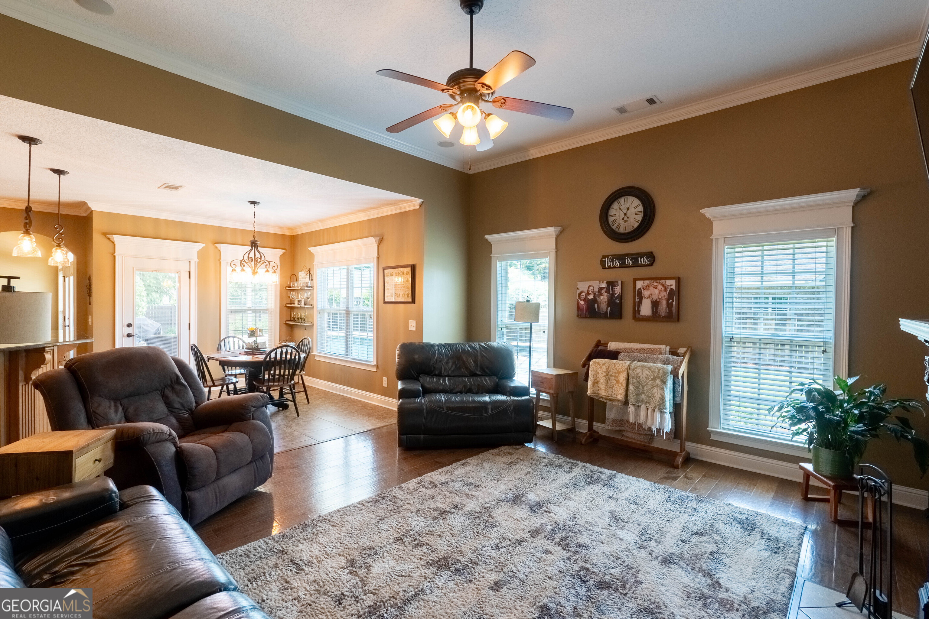 501 Old Bridge Road Warner Robins, GA 31088 - Photo 17 of 54 a living room with furniture and a large window