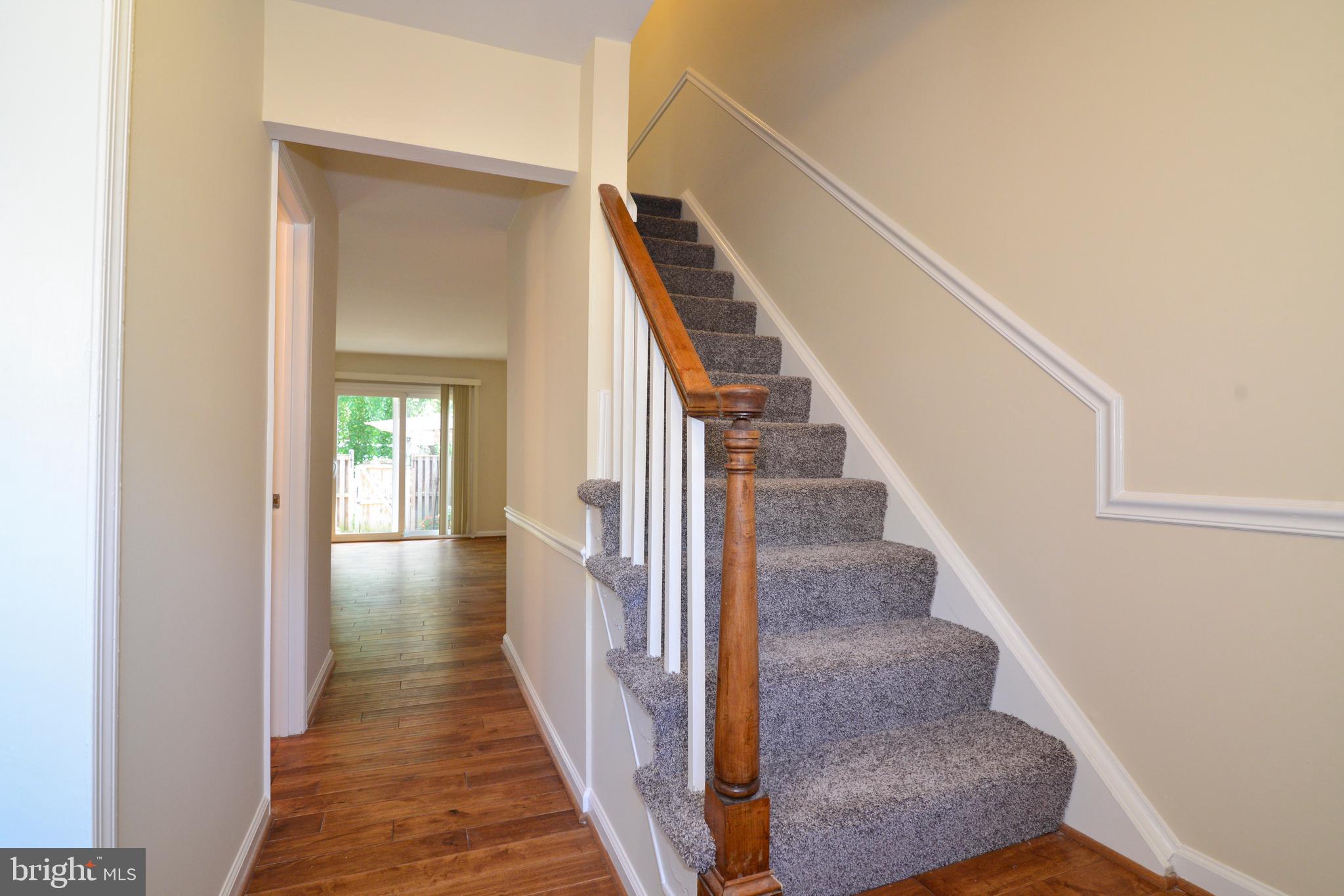 Hardwood floors and new carpet!