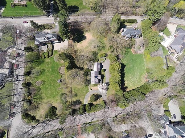 59 Cramond Road Brookline, MA 02467 - Photo 2 of 10 a view of a yard with plants and large trees