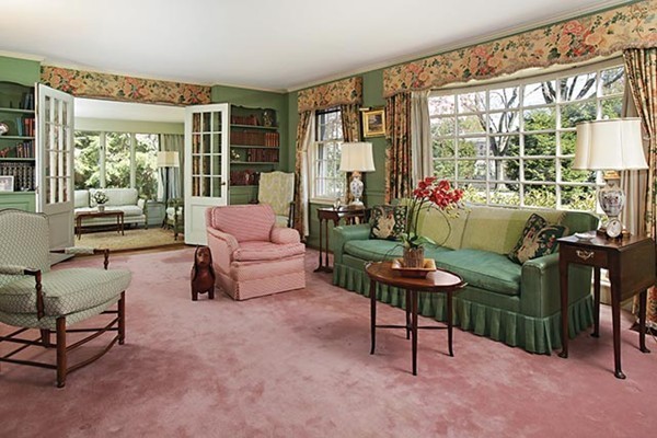 59 Cramond Road Brookline, MA 02467 - Photo 7 of 10 a living room with furniture and a floor to ceiling window