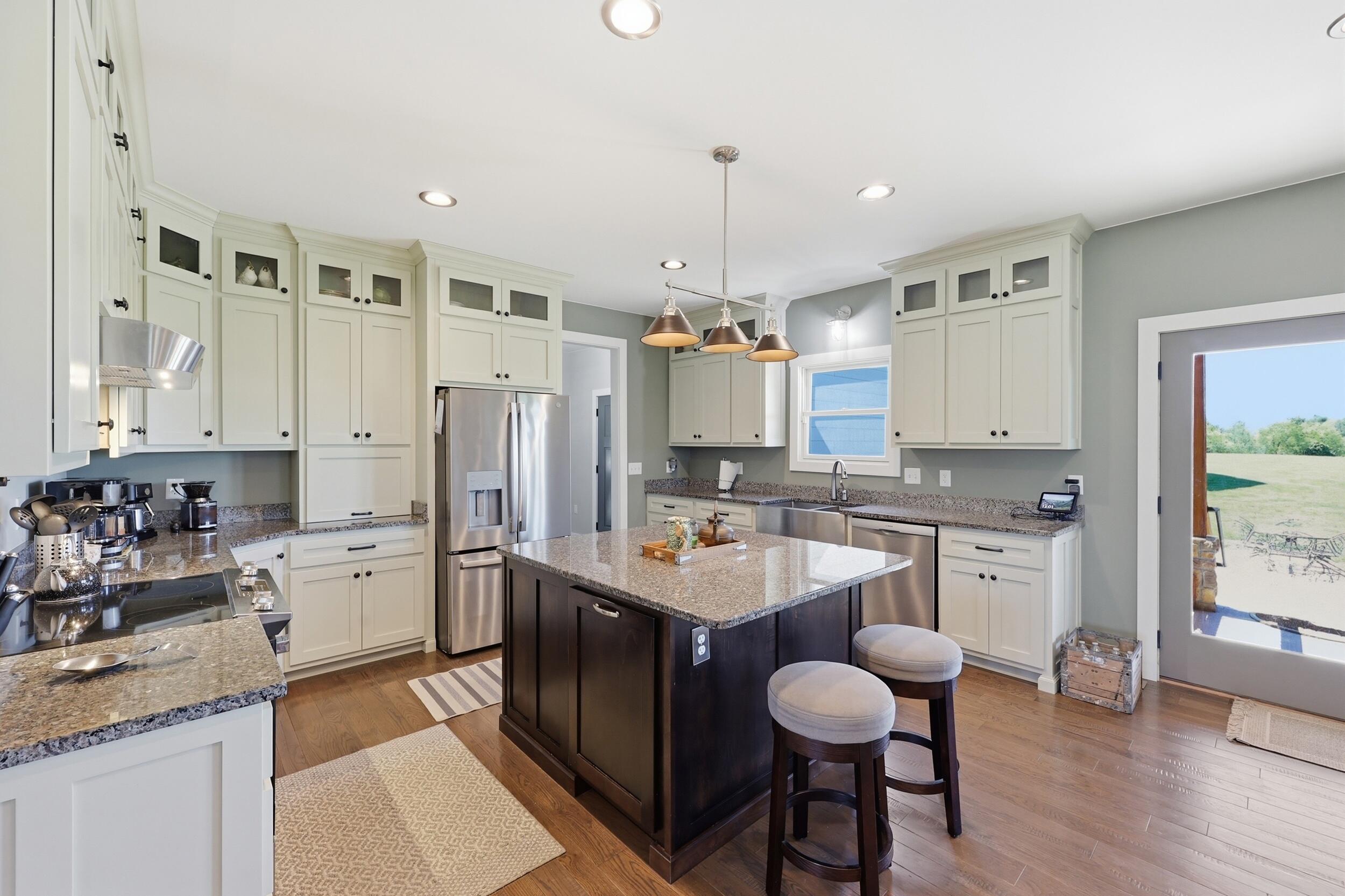 100 Collins Risk Road Georgetown, KY 40324 - Photo 29 of 84 Truly the heart of this home...the kitchen! Custom built floor to ceiling Amish cabinetry.