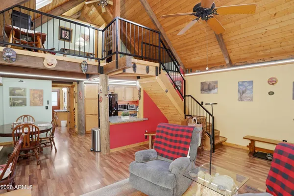 a view of a chairs in a patio