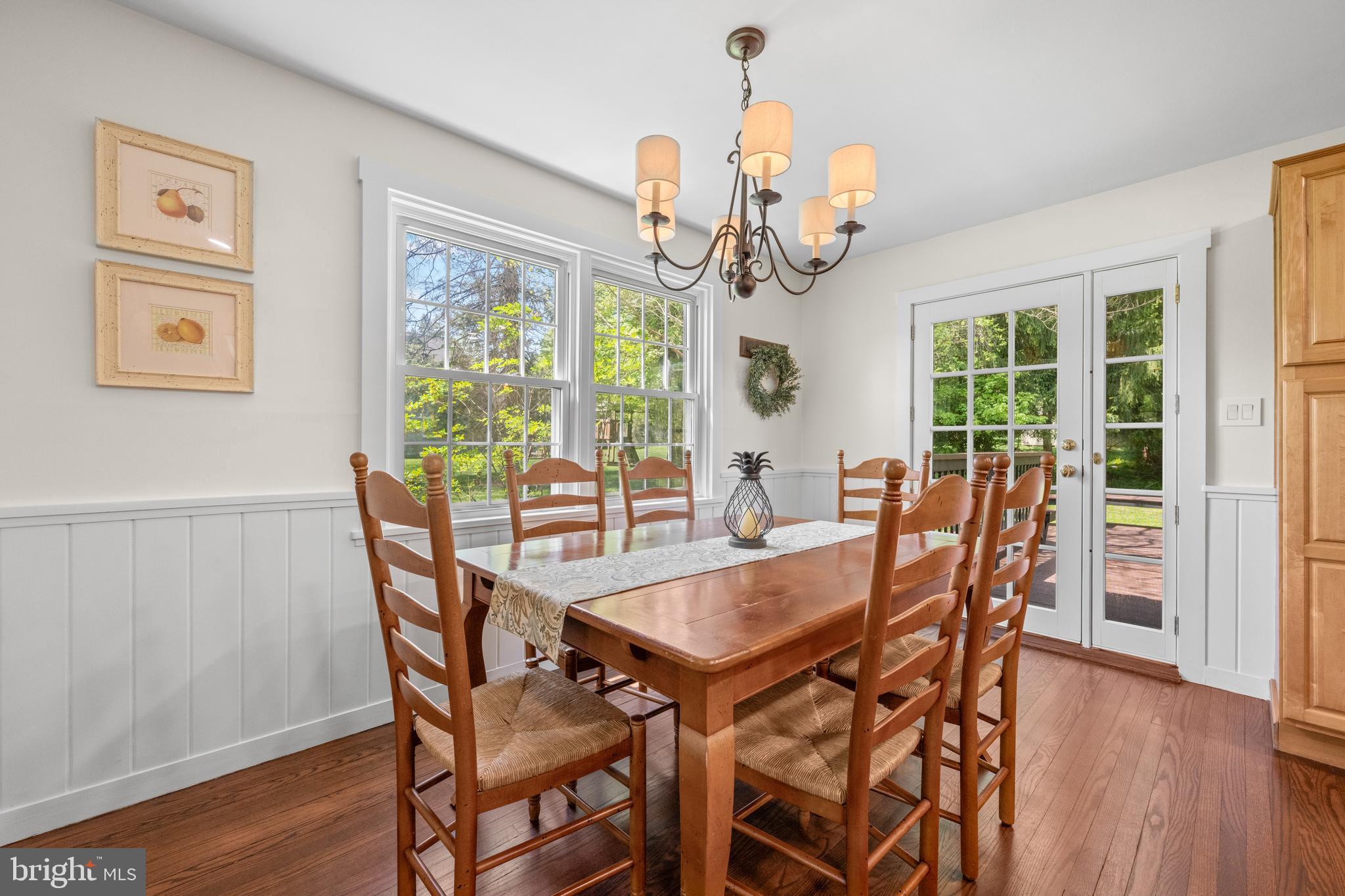 207 Anthony Wayne Drive Wayne, PA 19087 - Photo 11 of 47 a view of a dining room with furniture wooden floor and chandelier