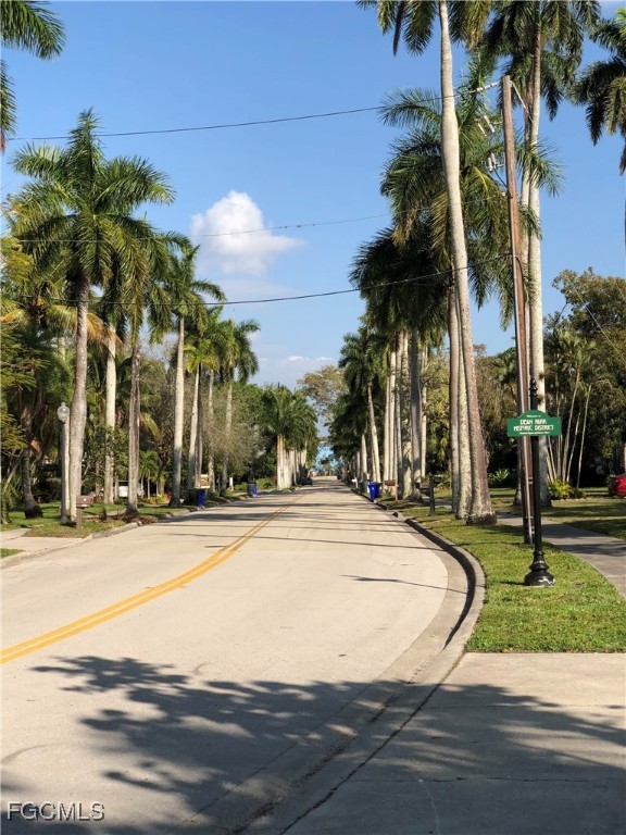 2610 Providence Street, Unit 1 Fort Myers, FL 33916 - Photo 2 of 16 front view of a house with a yard