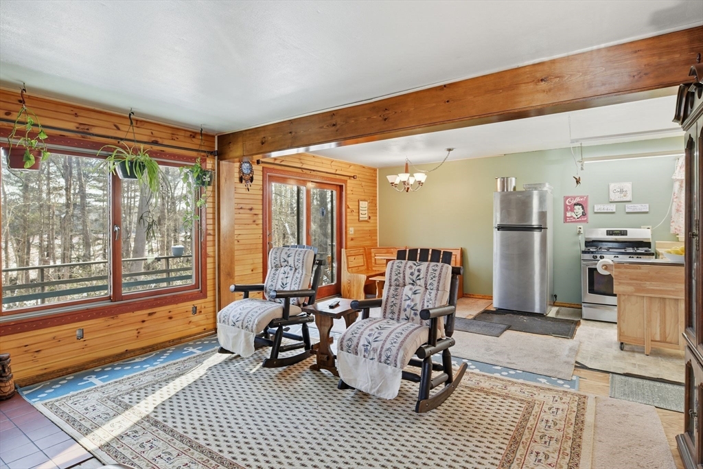 200 Fox Den Road Tolland, MA 01034 - Photo 9 of 37 a living room with furniture and floor to ceiling windows