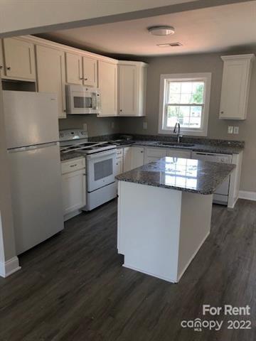 1307 Filbert Street Salisbury, NC 28144 - Photo 4 of 10 a kitchen with stainless steel appliances granite countertop a stove a sink and a refrigerator