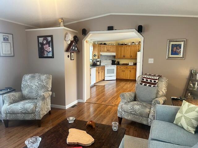 100 Pleasant Hill Road Limerick, ME 04048 - Photo 7 of 15 Magno living into kitchen
