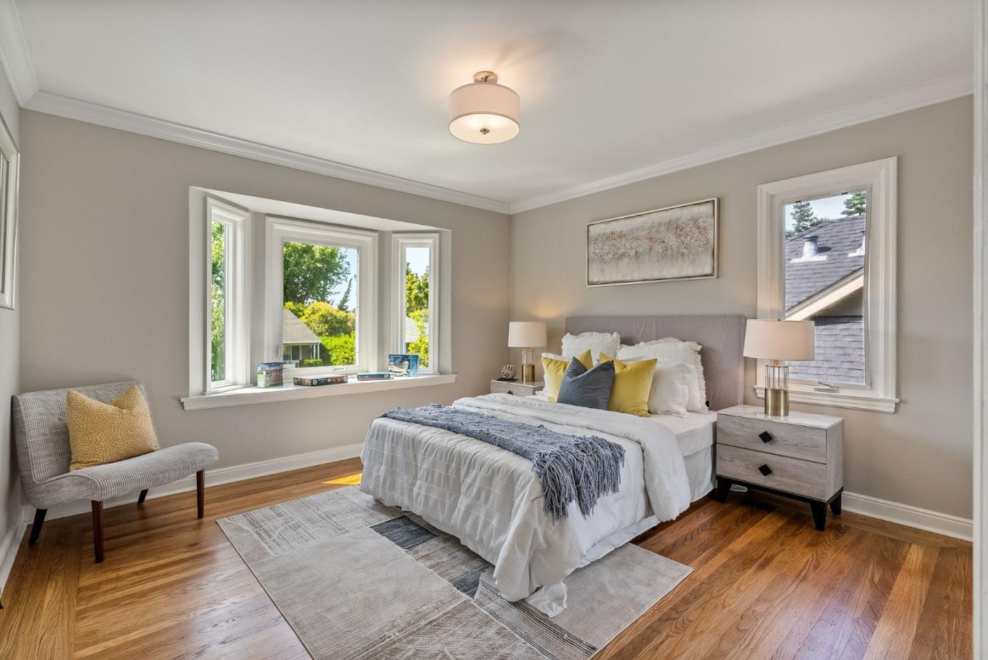 1127 Eastmoor Road Burlingame, CA 94010 - Photo 42 of 58 a bedroom with a bed and window