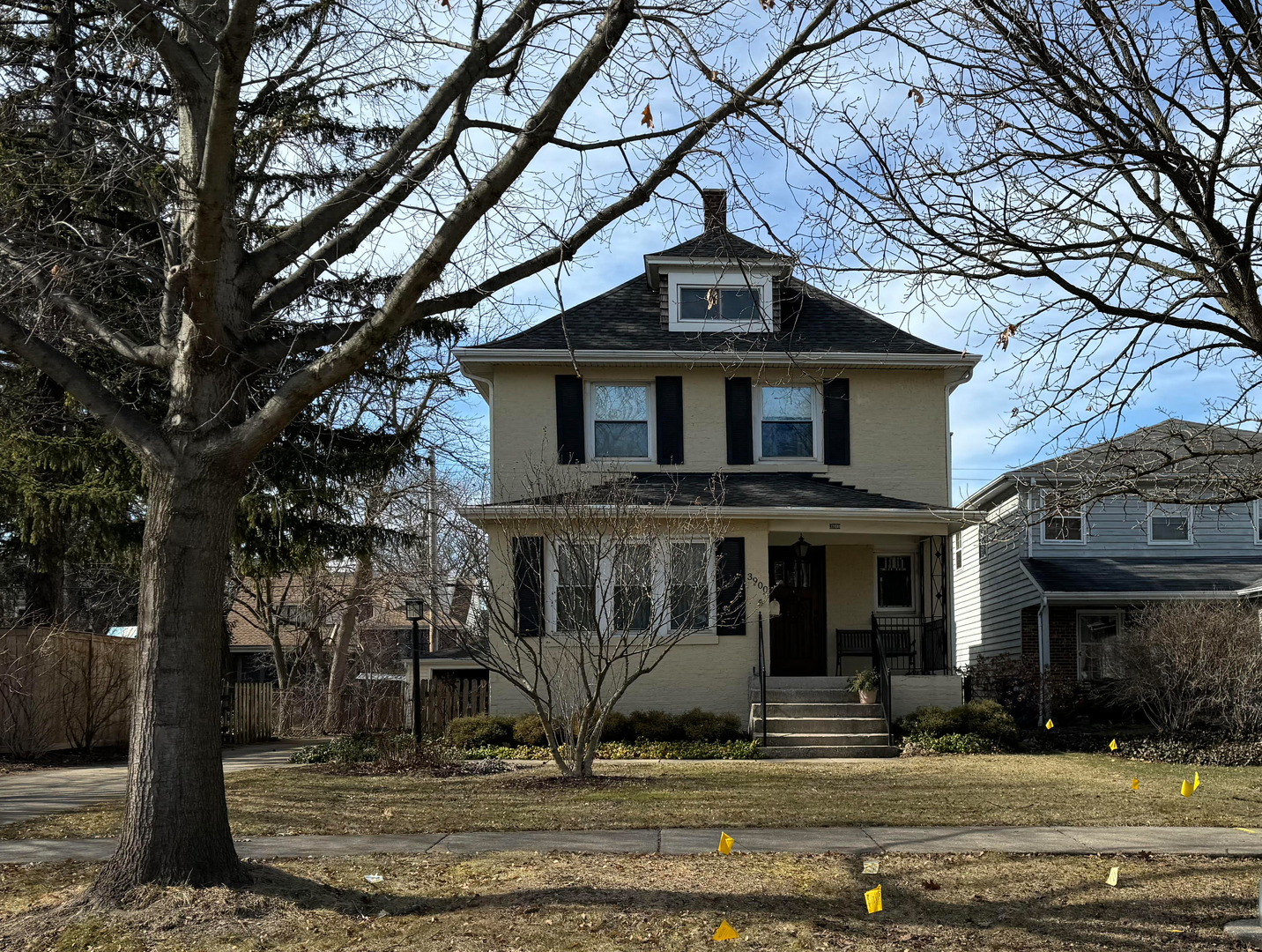 3900 Wolf Road Western Springs, IL 60558 - Photo 1 of 2 a front view of a house with a yard