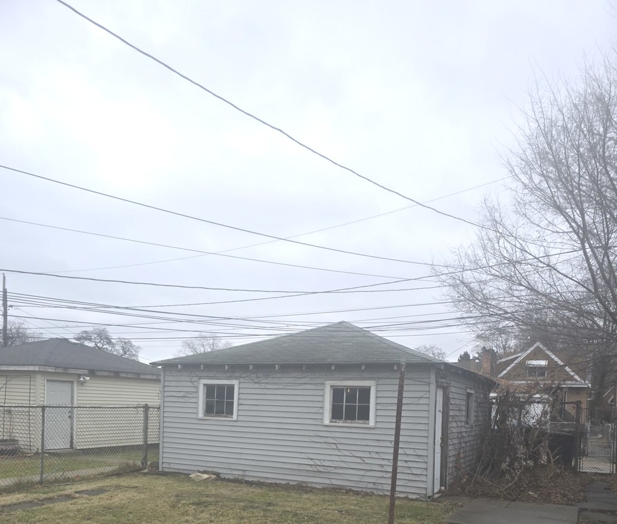 8411 South Indiana Avenue Chicago, IL 60619 - Photo 6 of 7 a view of a backyard of the house