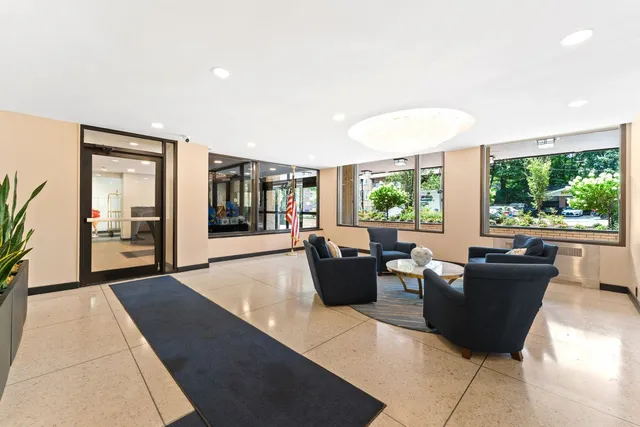 a view of city with ocean