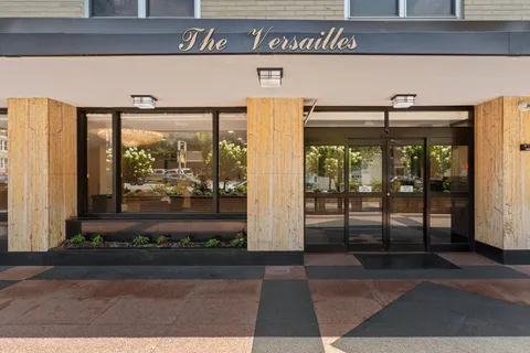 a view of a entryway door front of house