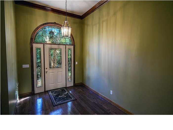 The entry foyer