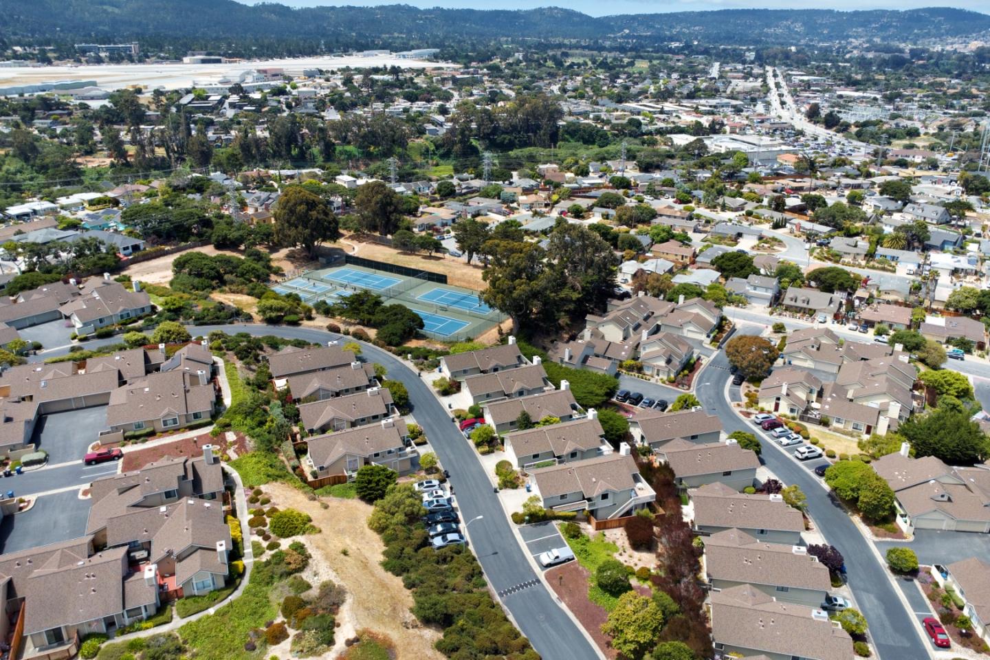 1051 Highlander Drive Seaside, CA 93955 - Photo 39 of 40 an aerial view of residential houses with outdoor space