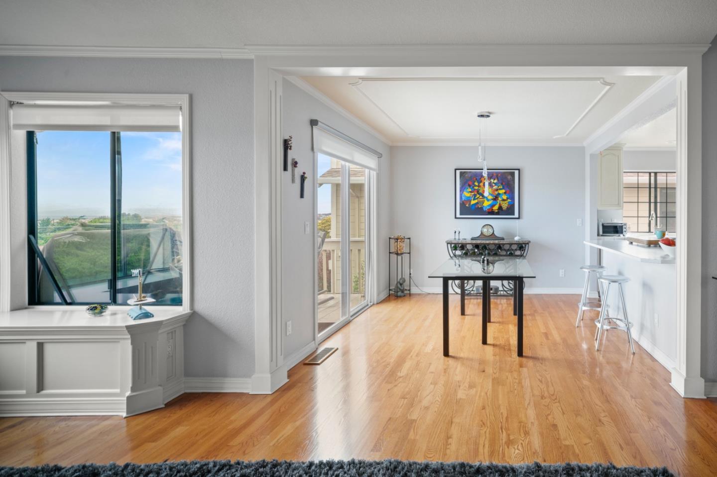 1051 Highlander Drive Seaside, CA 93955 - Photo 4 of 40 a living room with furniture and a wooden floor
